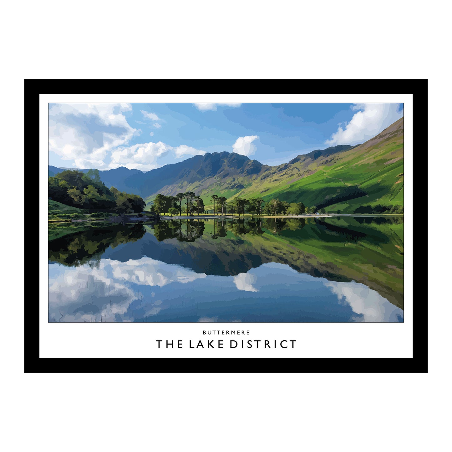 Love the Lakes Buttermere A2 or A3 Poster