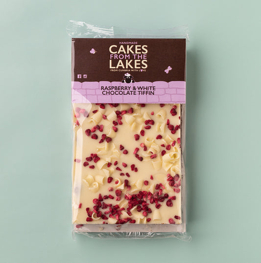 Cakes from The Lakes Raspberry & White Chocolate Tiffin Sharing Slab