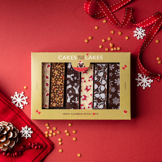 Cakes from The Lakes Christmas Characters Tiffin Gift Box