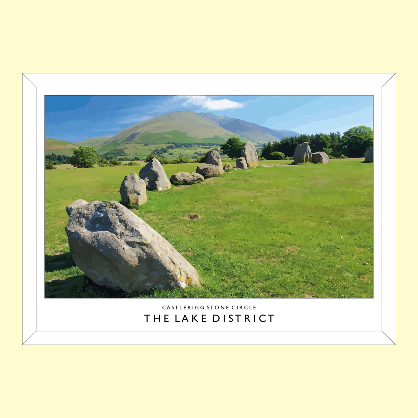 Love the Lakes Castlerigg Stone Circle A3 Poster