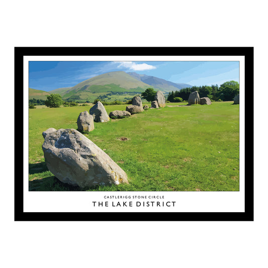 Love the Lakes Castlerigg Stone Circle A3 Poster