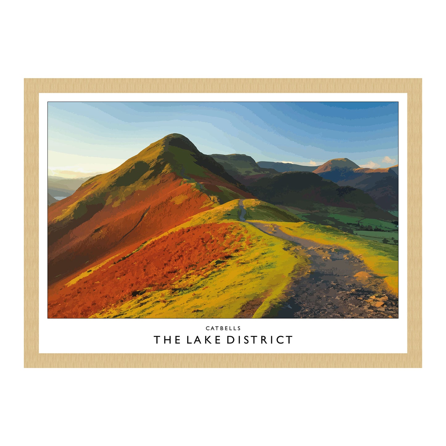 Love the Lakes Catbells A2 or A3 Poster