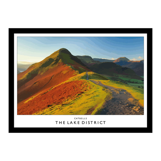 Love the Lakes Catbells A2 or A3 Poster