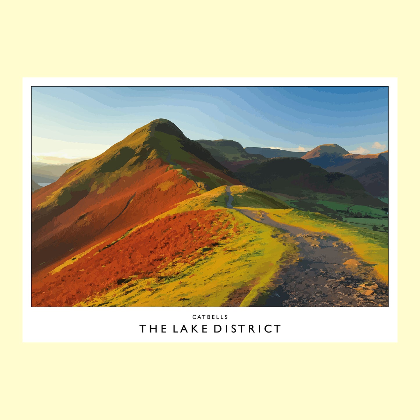 Love the Lakes Catbells A2 or A3 Poster