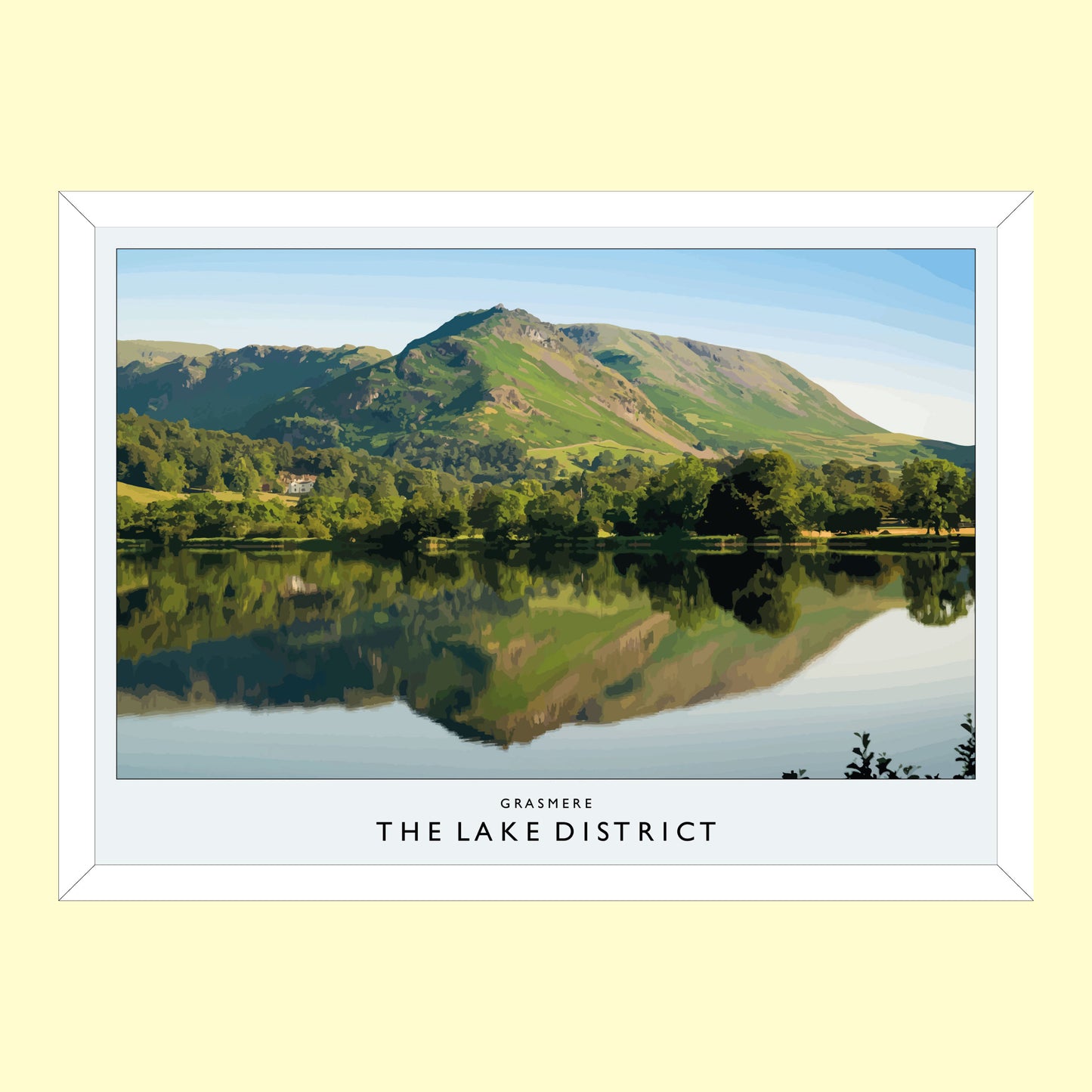 Love the Lakes Grasmere A3 Poster