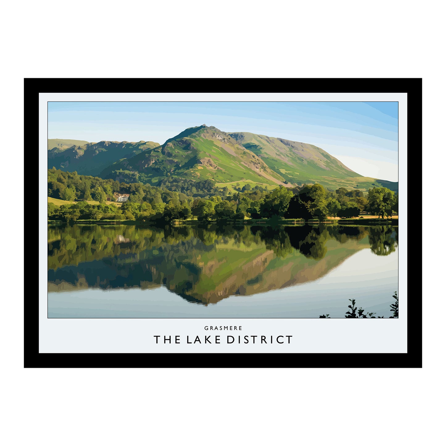 Love the Lakes Grasmere A3 Poster