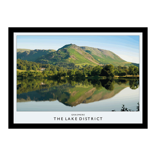 Love the Lakes Grasmere A3 Poster