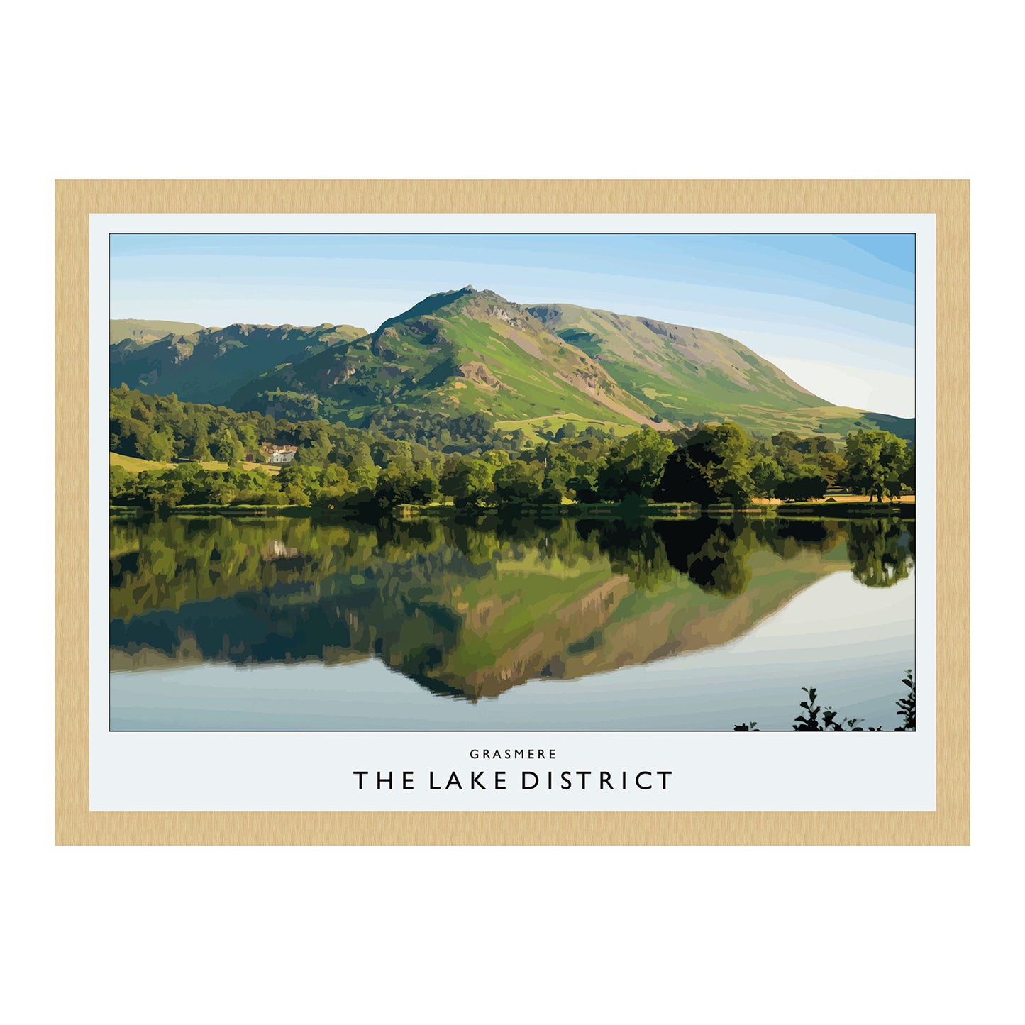 Love the Lakes Grasmere A3 Poster