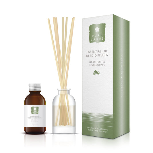 Pure Lakes Essential Oil Grapefruit & Lemongrass Reed Diffuser
