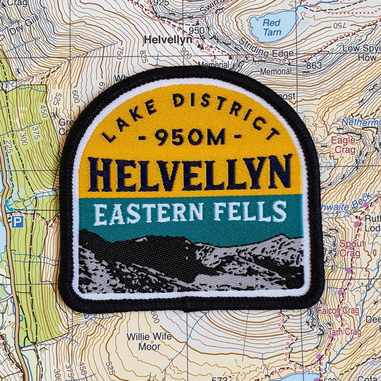 Helvellyn Iron On Patch