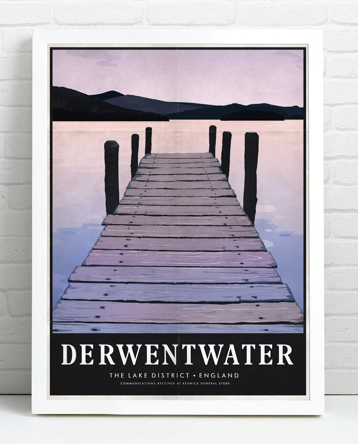 Keswick General Store Derwentwater Print