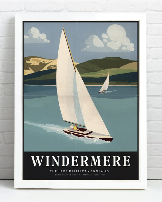 Keswick General Store Windermere Print
