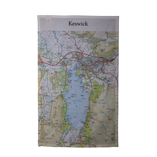 Keswick O.S Map Teatowel