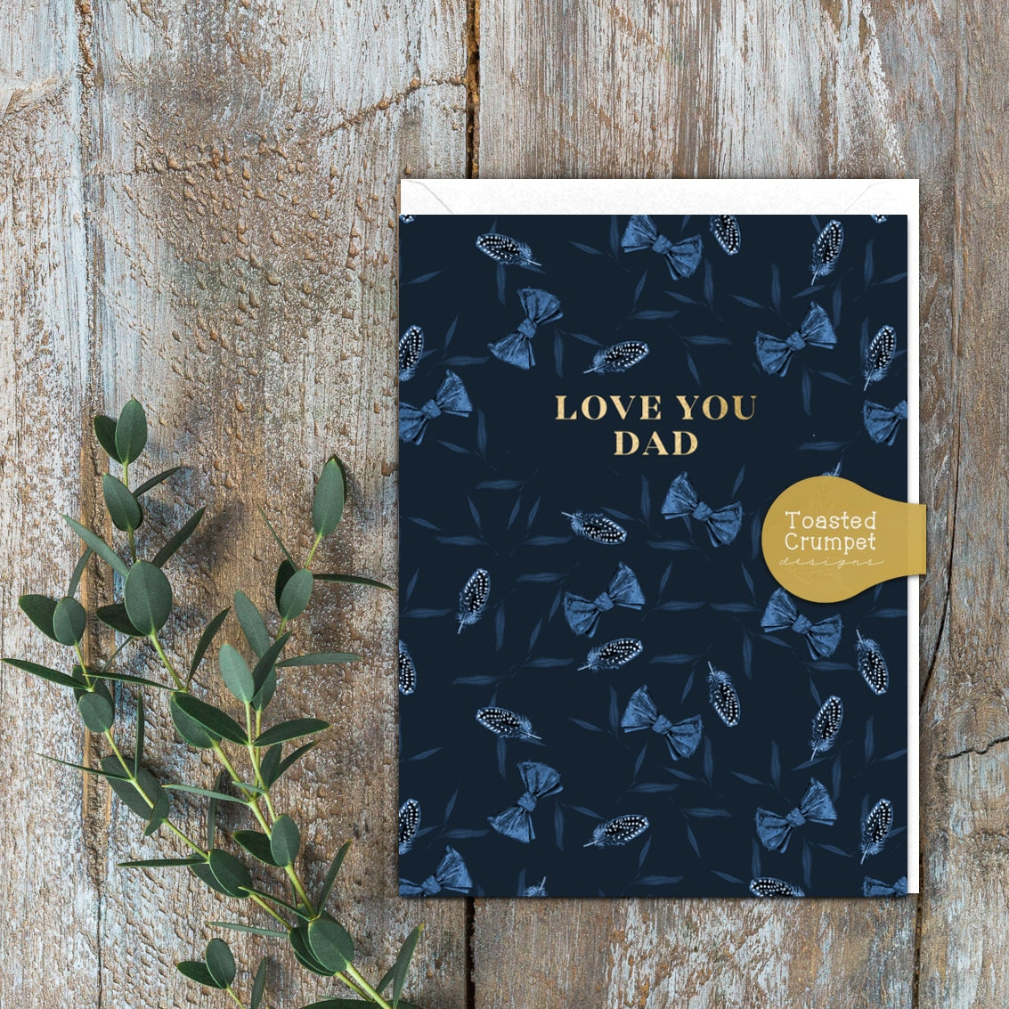 Toasted Crumpet Love You Dad - Mini Card