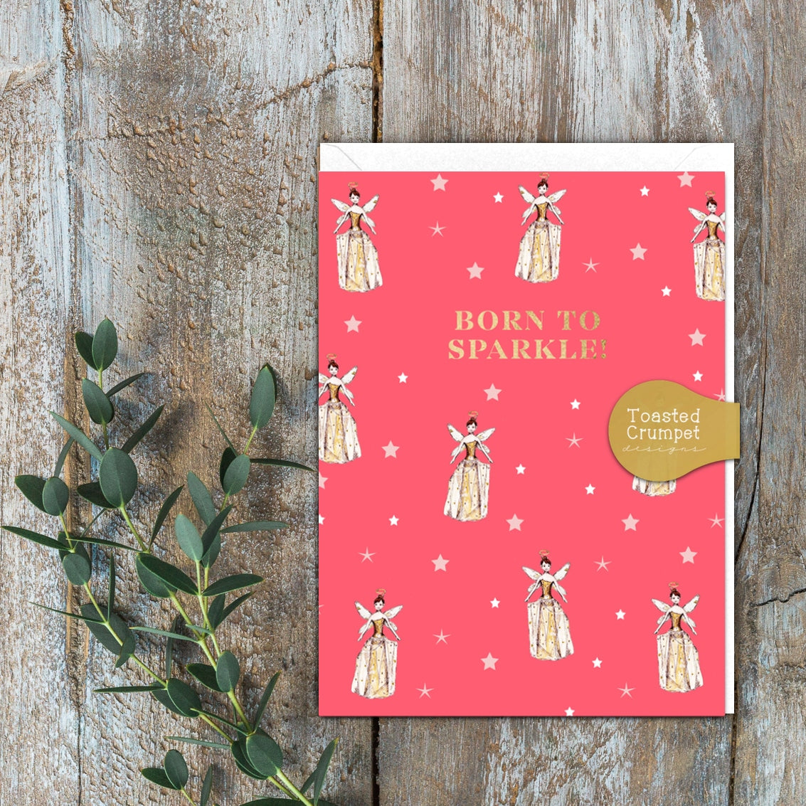 Toasted Crumpet Born To Sparkle - Mini Card