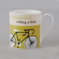 Happiness Is Riding a Bike Mug Olive