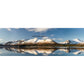 Love the Lakes Winter Reflections Catbells Panoramic Canvas Print