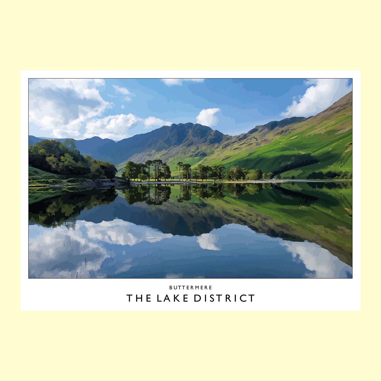 Love the Lakes Buttermere A2 or A3 Poster