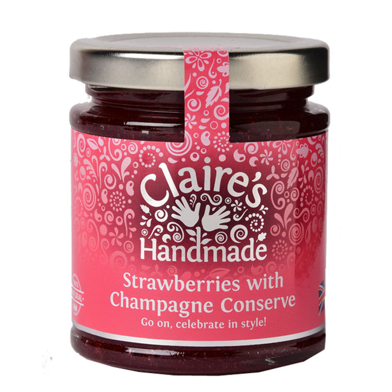 Claire's Handmade Strawberry with Champagne Conserve 227g