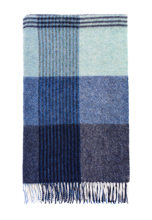 Bronte by Moon Lindley Blue Throw Blanket