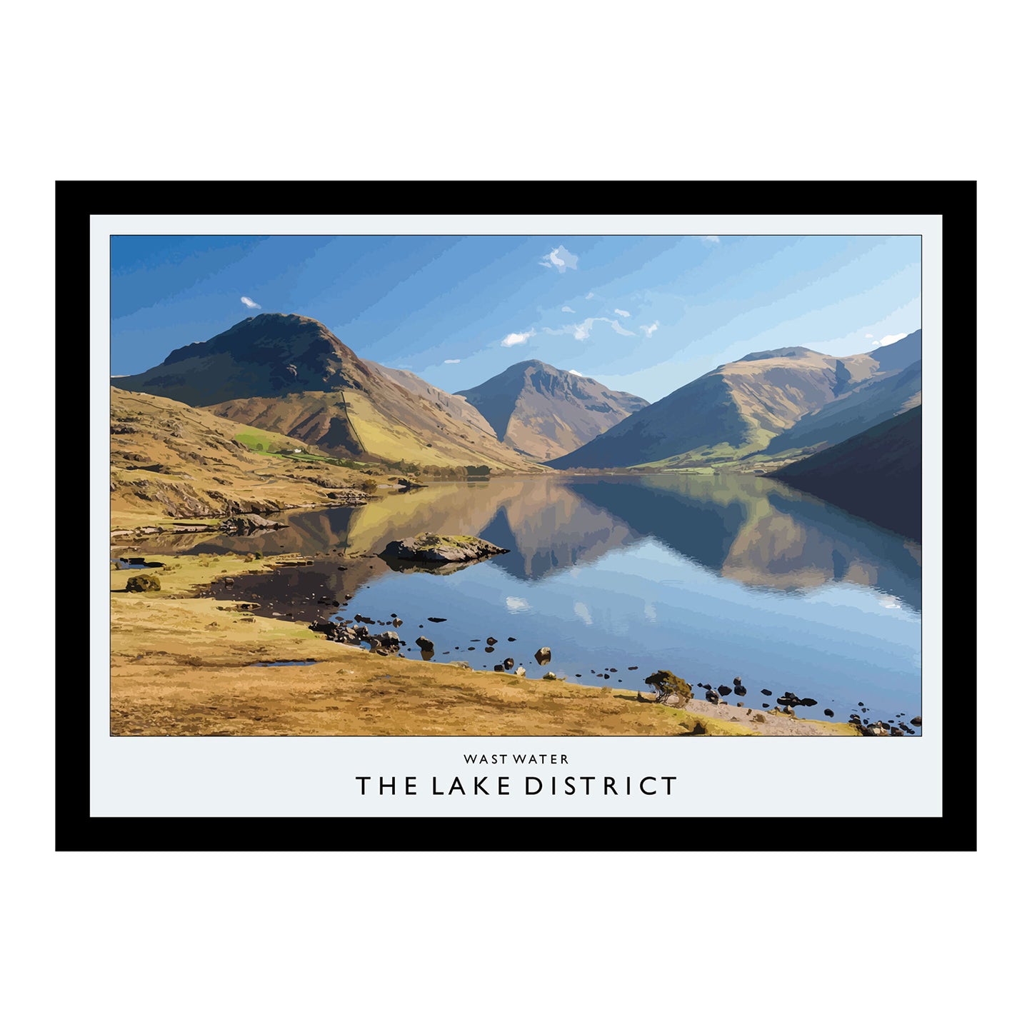 Love the Lakes Wast Water A3 Poster