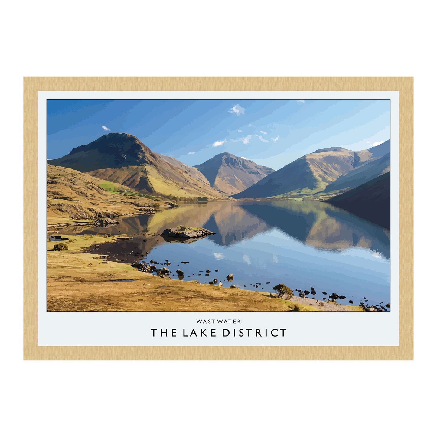 Love the Lakes Wast Water A3 Poster