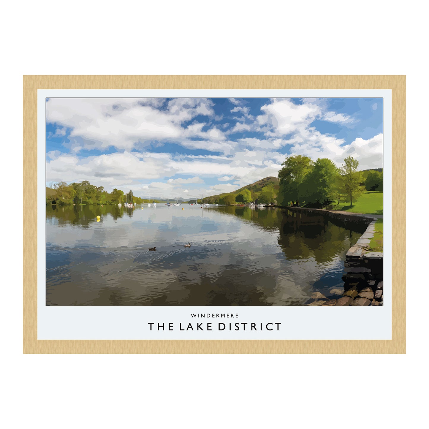Love the Lakes Windermere A2 or A3 Poster