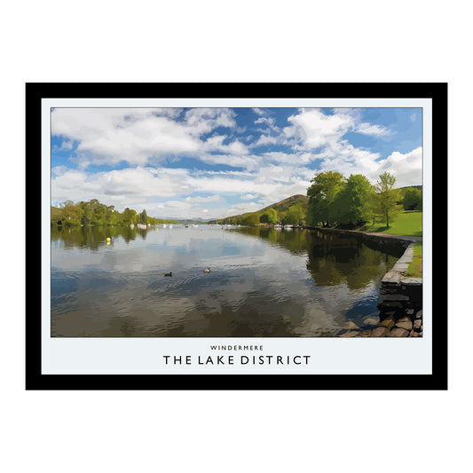 Love the Lakes Windermere A2 or A3 Poster