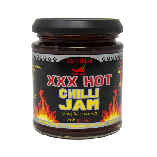 Mr Vikki's XXX Hot Chilli Jam 235g