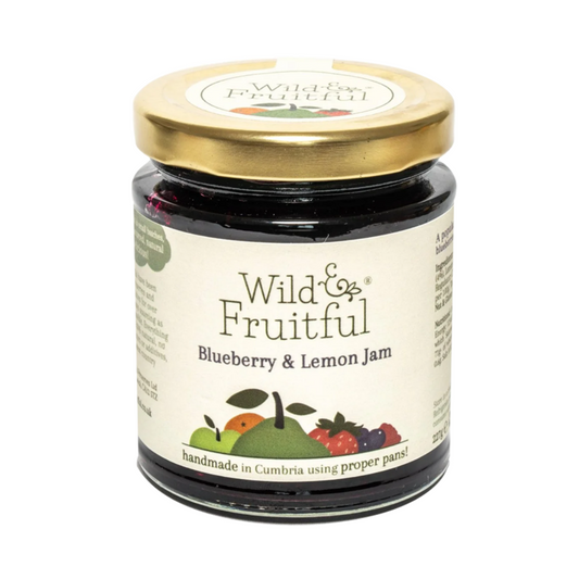 Wild and Fruitful Blueberry & Lemon Jam - 227g