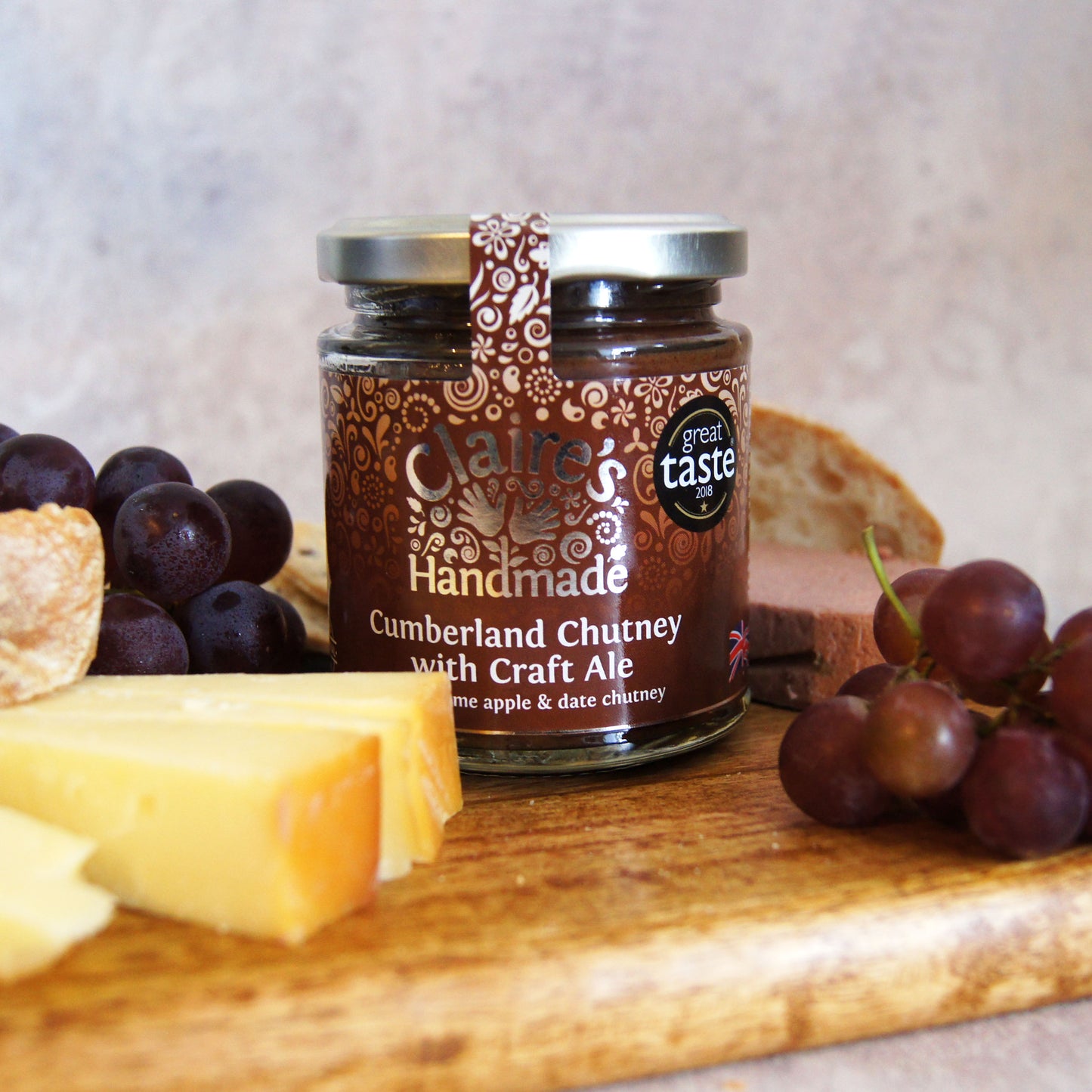 Claire's Handmade Cumberland Chutney with Craft Ale 200g