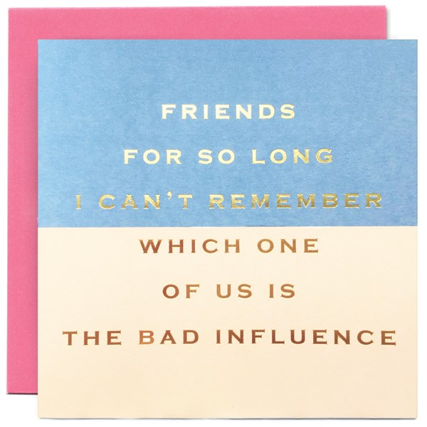Friends For So Long Greetings Card