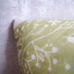 Green Hedgerow Square Linen Cushion