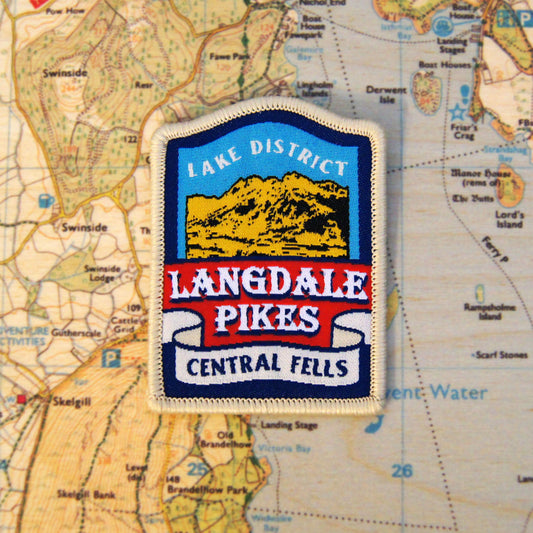 Langdale Pikes Iron On Patch