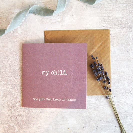 Dolly & Doug My Child Card