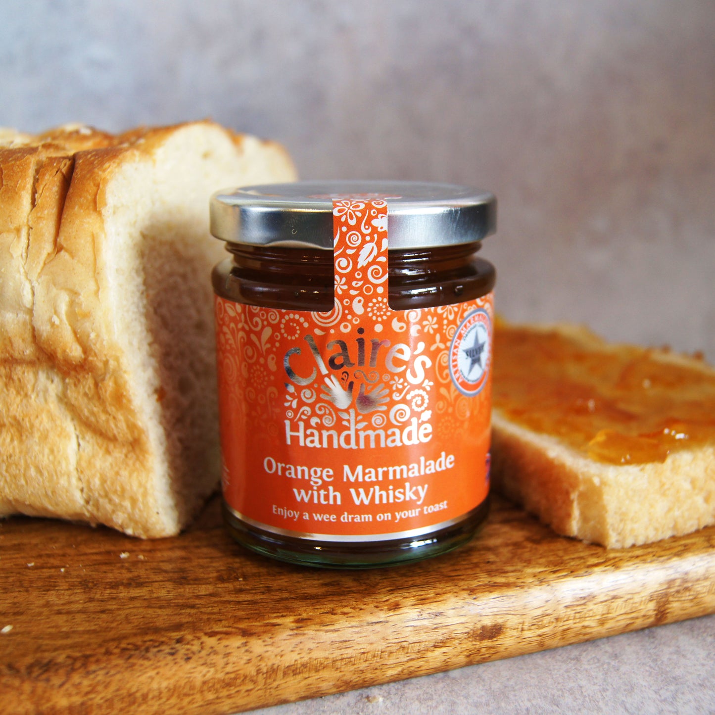 Claire's Handmade Orange Marmalade with Whisky 227g