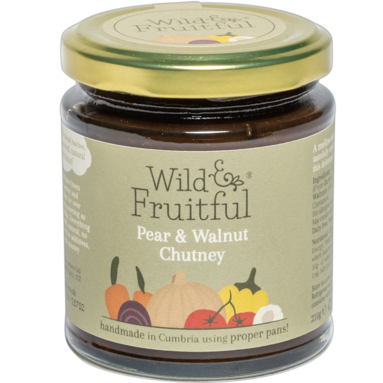 Wild and Fruitful Pear & Walnut Chutney - 210g