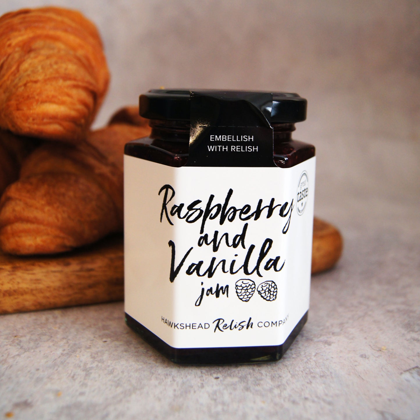 Hawkshead Relish Raspberry and Vanilla Jam 220g