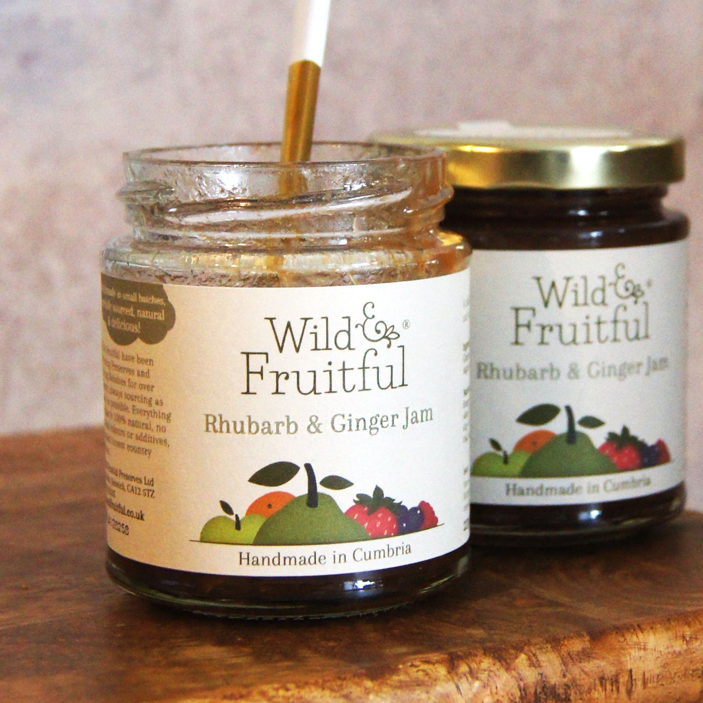 Wild & Fruitful Rhubarb & Ginger Jam