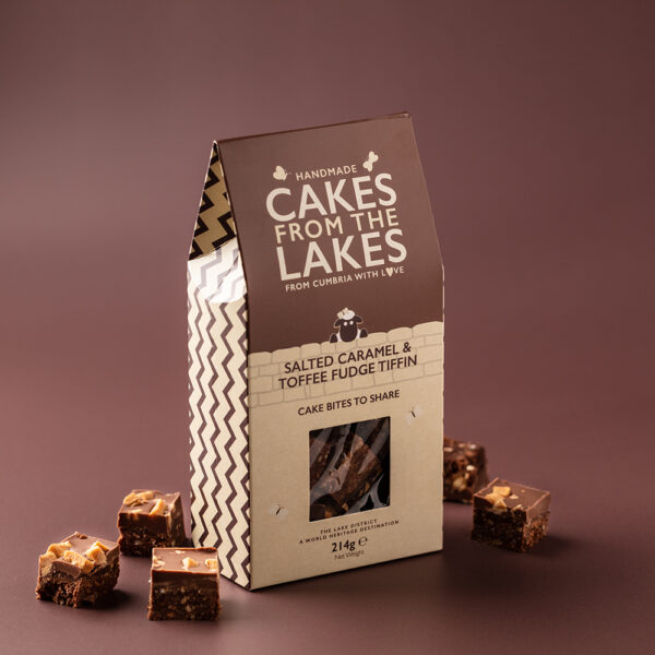 Cakes from The Lakes Salted Caramel & Toffee Fudge Tiffin