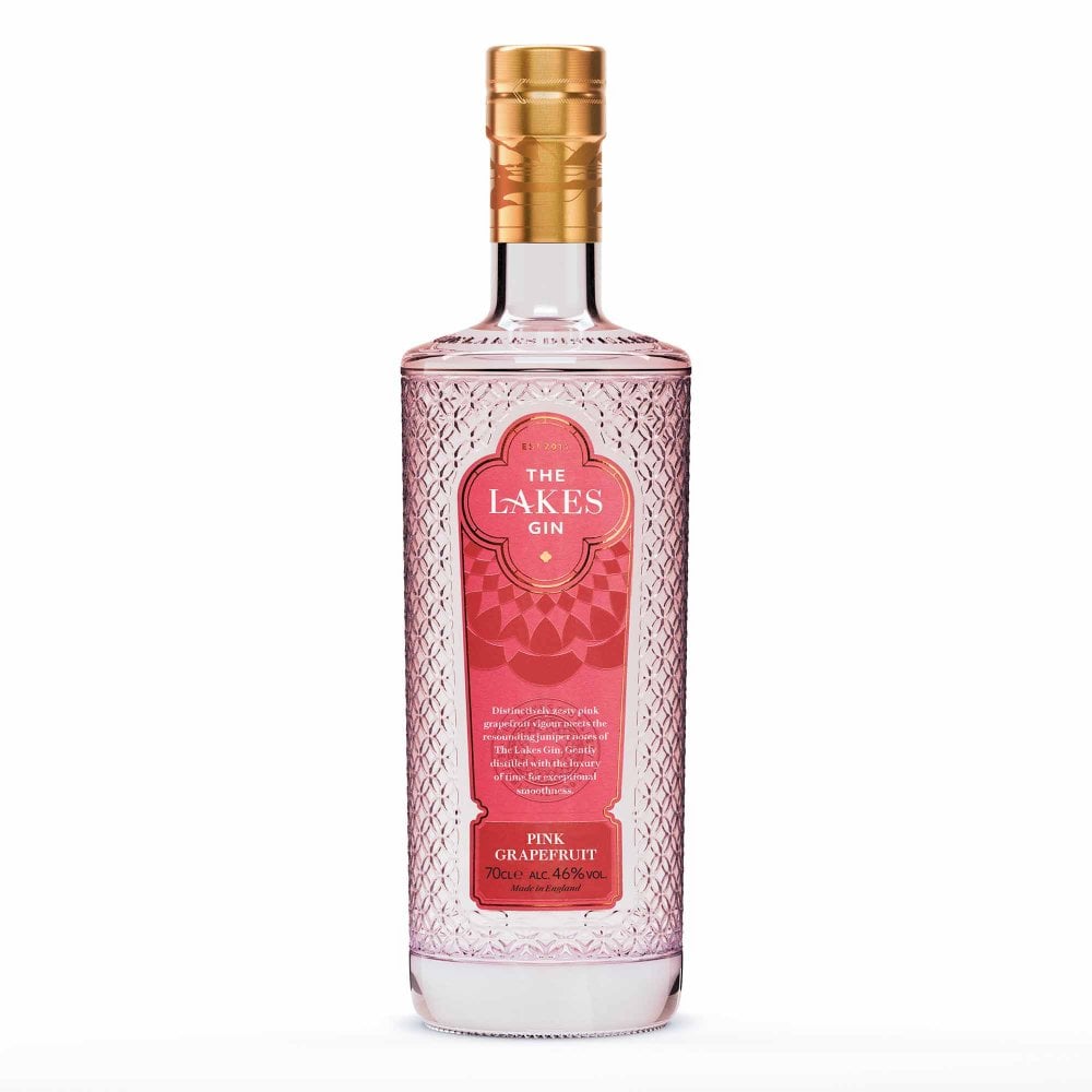 The Lakes Distillery Pink Grapefruit Gin 46% ABV