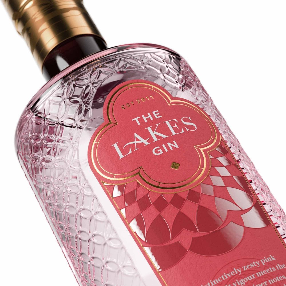 The Lakes Distillery Pink Grapefruit Gin 46% ABV