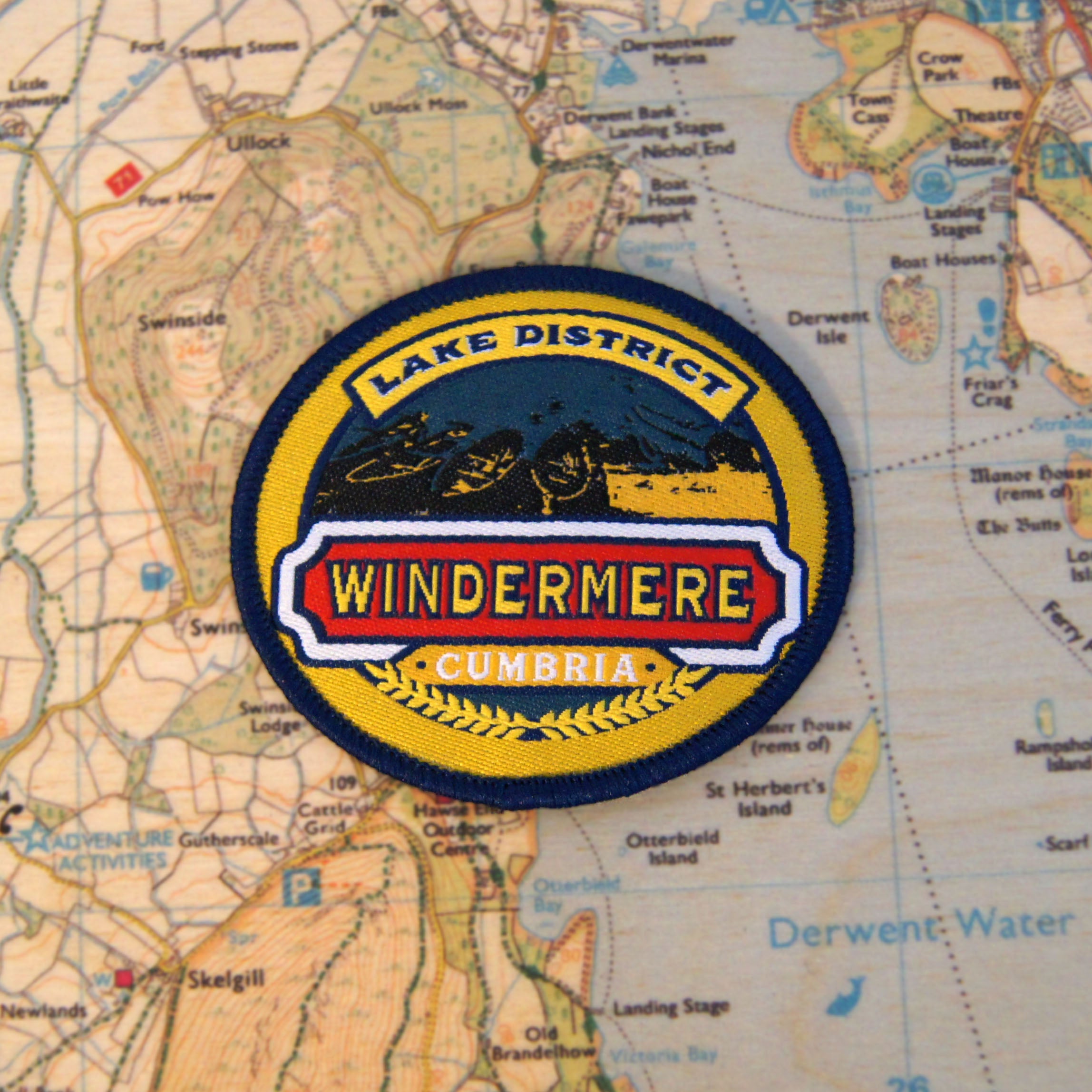 Windermere Iron On Patch – Love the Lakes